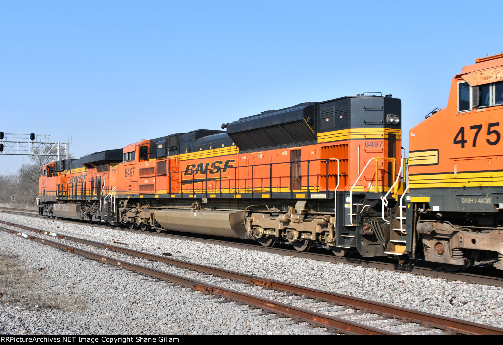 BNSF 8497 Roster shot.